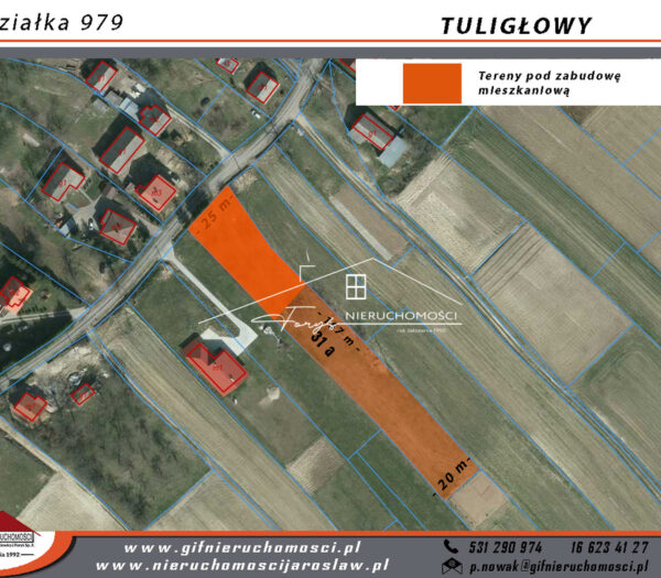 Podkarpackie. Tuligłowy. Sprzedaż działek (1028/2609/OGS)