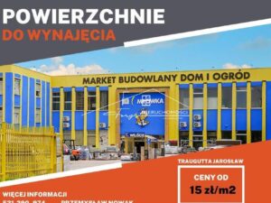 Podkarpackie. Jarosław. ul. Romualda Traugutta. Wynajem powierzchni komercyjnych (370/2609/OLW)