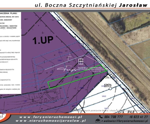 Podkarpackie. Jarosław. ul. Boczna Szczytniańskiej. Sprzedaż działek (1227/2609/OGS)