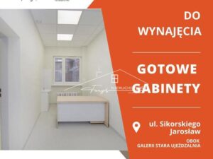 Podkarpackie. Jarosław. ul. gen. Władysława Sikorskiego. Wynajem powierzchni komercyjnych (377/2609/OLW)