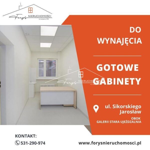Podkarpackie. Jarosław. ul. gen. Władysława Sikorskiego. Wynajem powierzchni komercyjnych (377/2609/OLW)