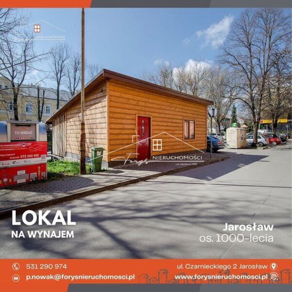 Podkarpackie. Jarosław. os. 1000-lecia. Wynajem powierzchni komercyjnych (386/2609/OLW)